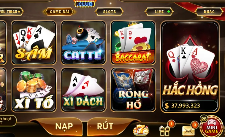 Khám Phá Đa Dạng Các Tựa Game Bài HitClub Đỉnh Cao Với Tỷ Lệ Thắng Cược Hấp Dẫn