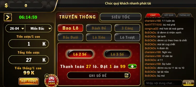Cơ Hội Chốt Số Lô Đề 1 Ăn 99 Tại HitClub Thưởng Lớn Uy Tín Nhất Hiện Nay