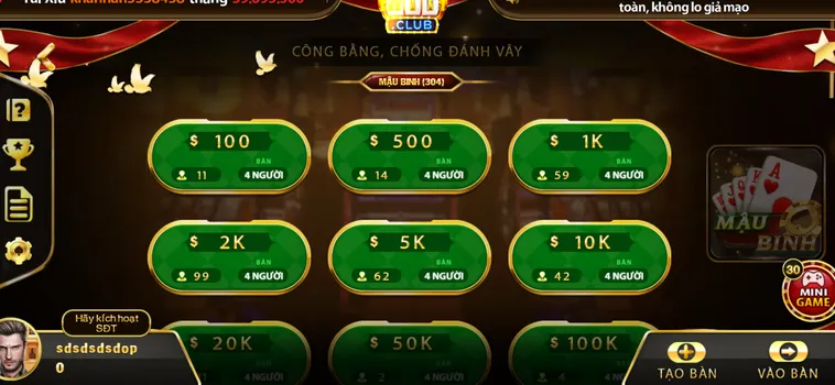 Khám Phá Thế Giới Game Bài Mậu Binh Tại HitClub Đẳng Cấp Thưởng Lớn