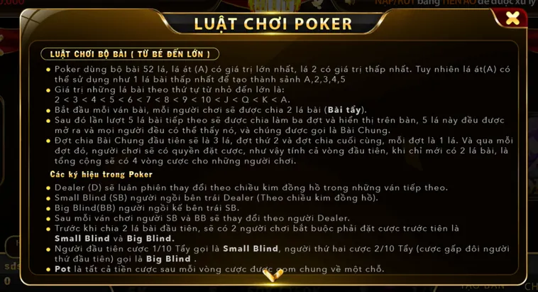 Trải Nghiệm Bàn Cược Poker Tại HitClub Đẳng Cấp Đỉnh Cao Cơ Hội Thắng Lớn