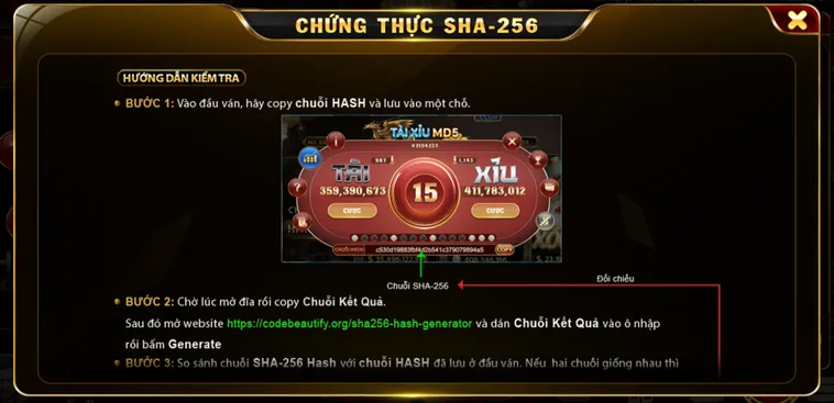 Trải Nghiệm Casino Tài Xỉu MD5 Tại Hitclub Với Thuật Toán Minh Bạch Tuyệt Đối