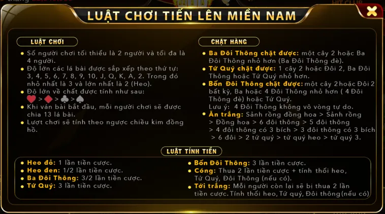 Tiến Lên Miền Nam Tại HitClub Trải Nghiệm Sảnh Cược Đỉnh Cao Với Tỷ Lệ Thắng Khủng