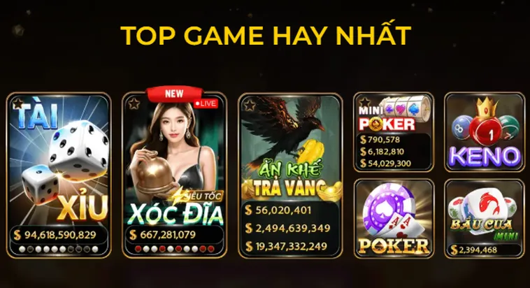 Top Các Trò Chơi Hay Nhất Tại HitClub