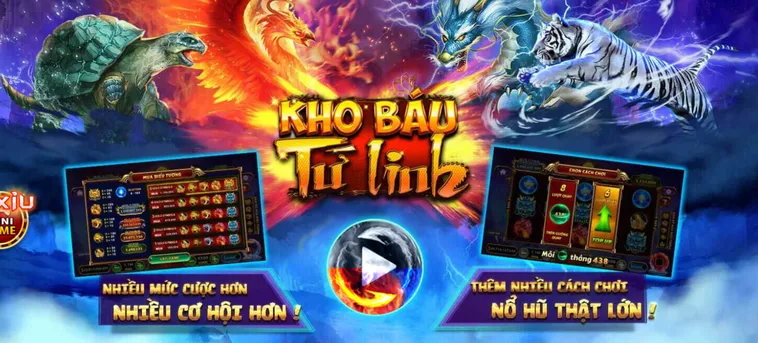 Chinh Phục Siêu Phẩm Nổ Hũ Kho Báu Tứ Linh Tại HitClub Với Phần Thưởng Lớn