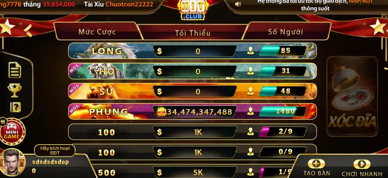 Chinh Phục Siêu Phẩm Casino Xóc Đĩa Tại HitClub Với Phần Thưởng Giá Trị Lớn